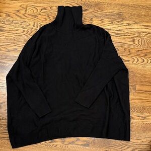 Joseph A Black Turtleneck Sweater